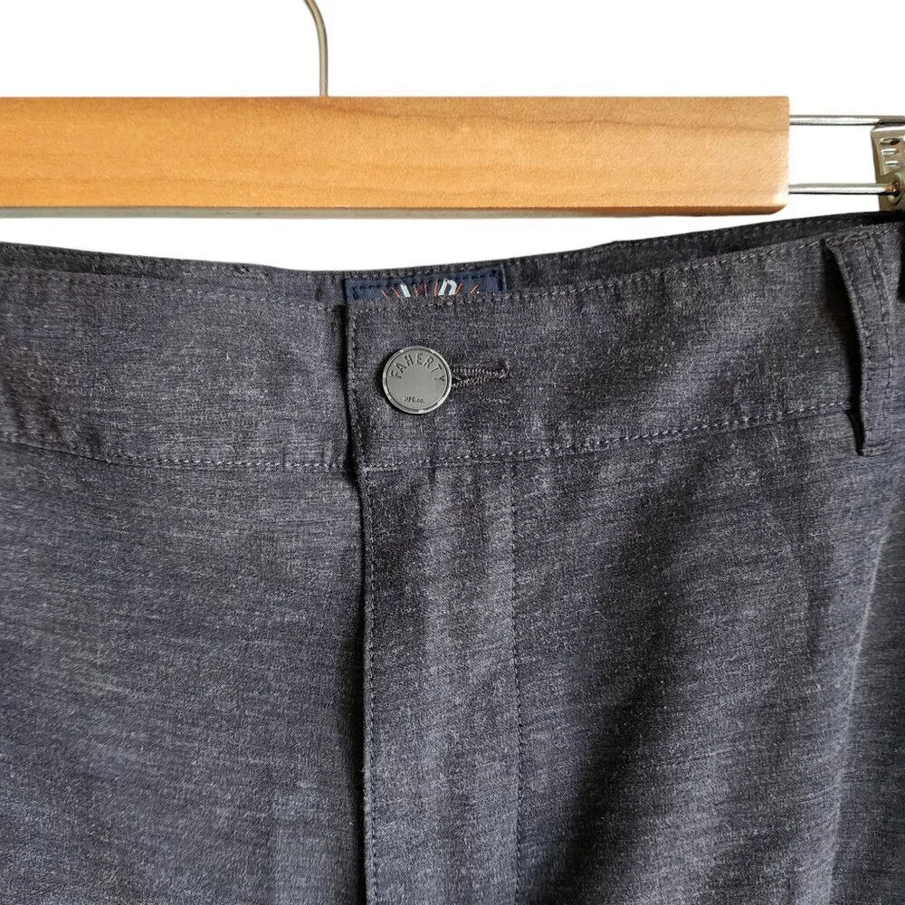 Faherty Shorts Men's 38 tagged 40 measured Gray Grey All Day Short 9
